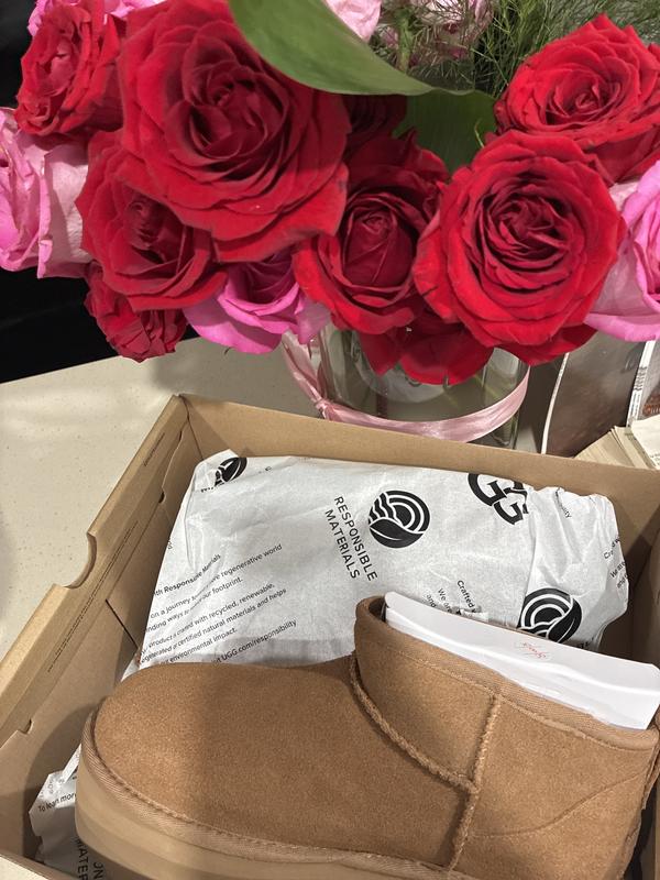 UGG W CLASSIC ULTRA MINI PLATFORM CHESTNUT（アグ クラッシック