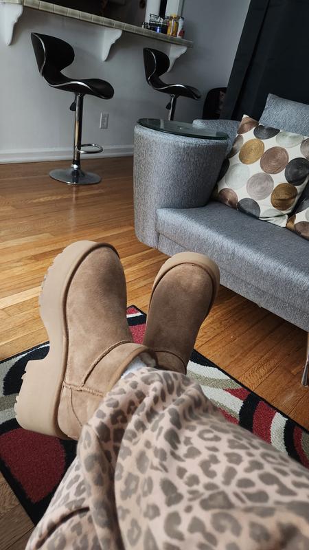 UGG W CLASSIC ULTRA MINI NEW HEIGHTS CHESTNUT （アグ クラシック