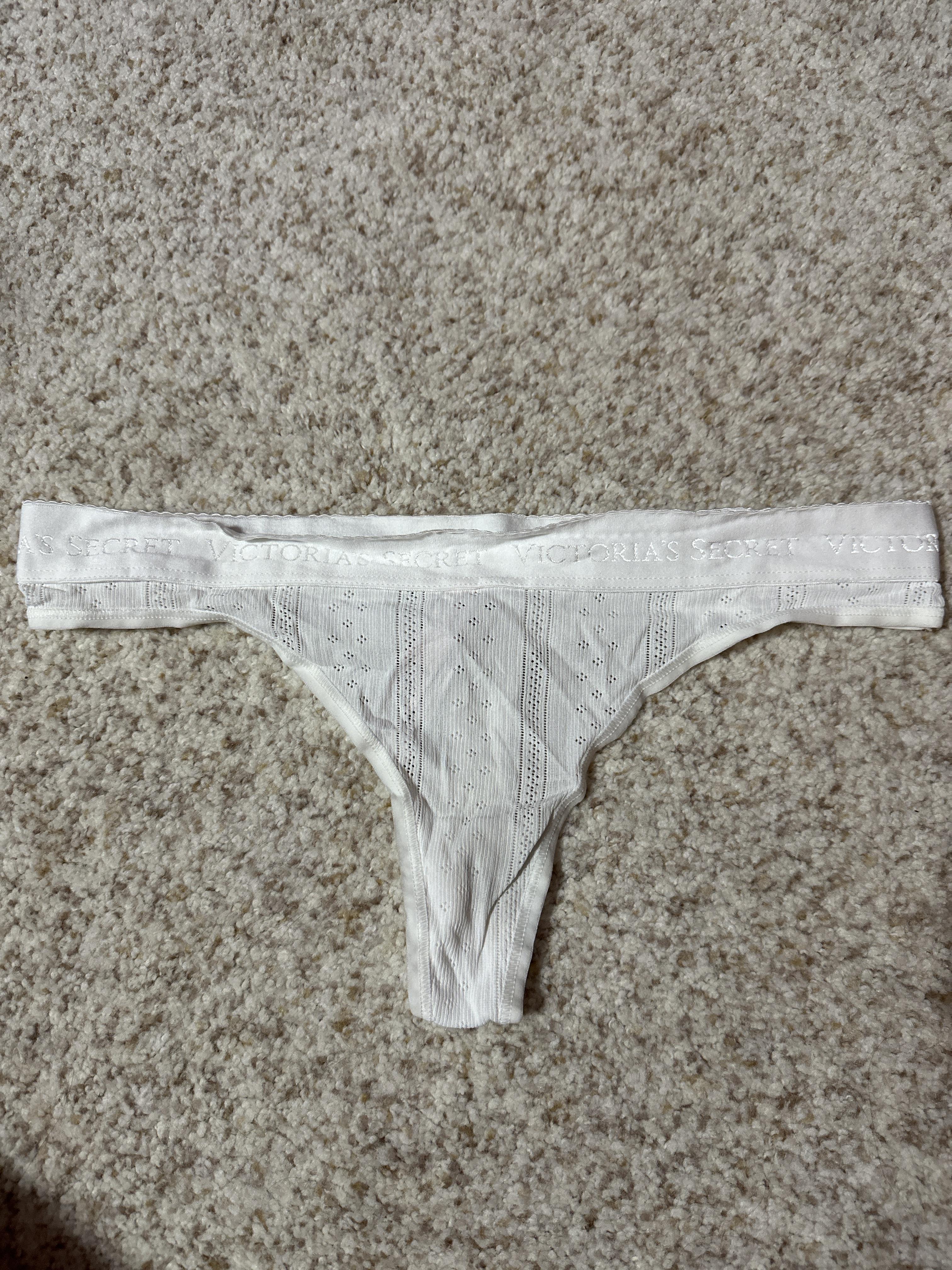 Buy Logo Waist Pointelle Thong Panty - Order Panties online 5000004815 -  Victoria's Secret US
