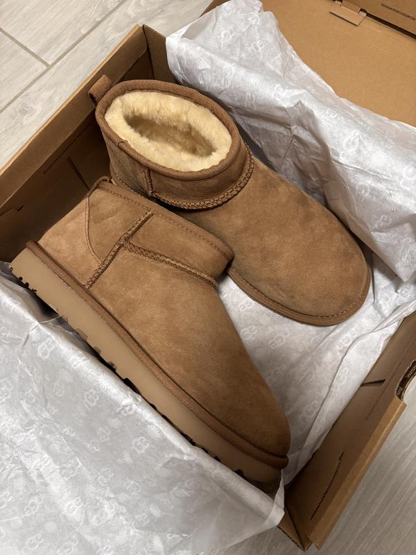 【新品】UGG アグ クラシック ウルトラ ミニ /chestnut /25㎝ UGG Classic Ultra Mini CHESTNUT 23FW-I（アグ クラシック ウルトラ