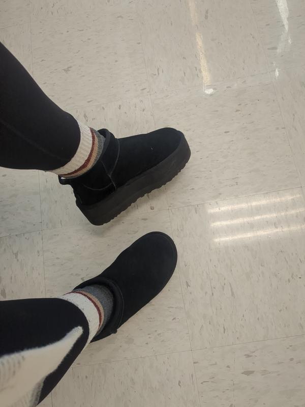 UGG W CLASSIC ULTRA MINI PLATFORM BLACK（アグ クラッシック