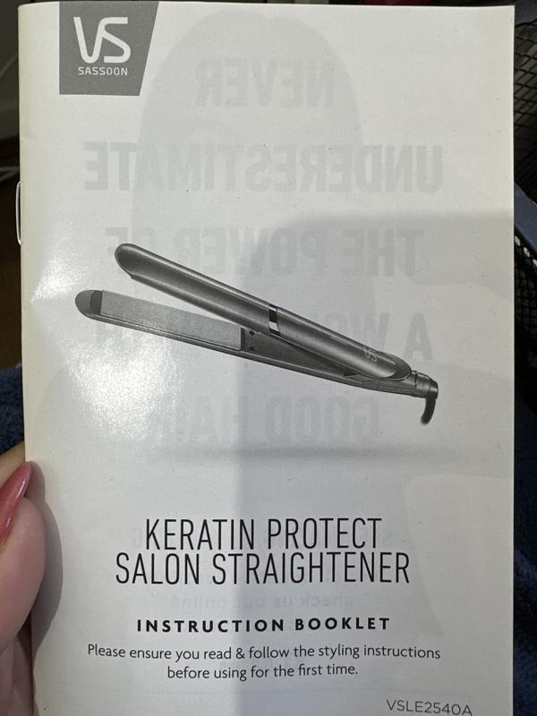 Keratin protect hotsell hair straightener vsle2540a