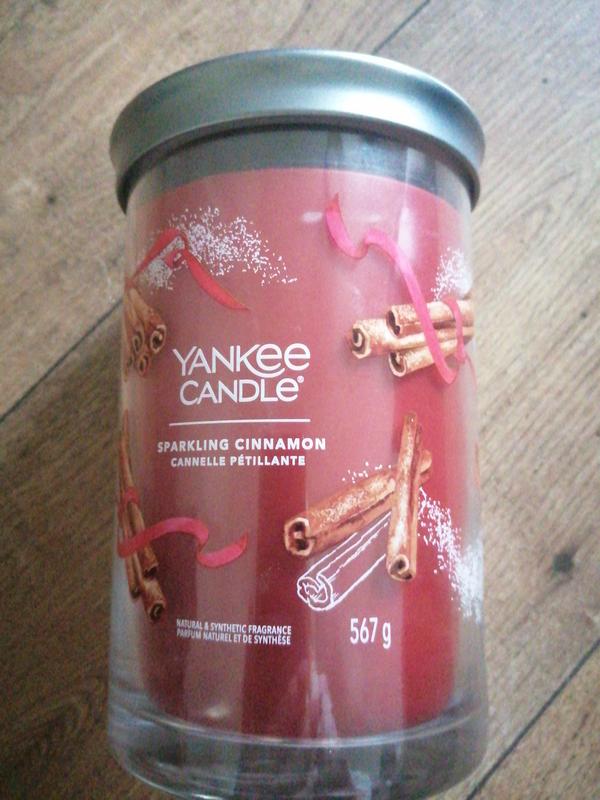 Yankee Candle Sparkling Cinnamon Large Signature Tumbler Jar Candle -  Justmylook