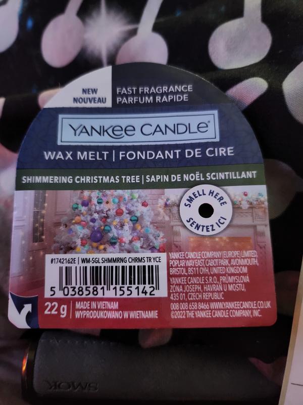 Yankee Candle Shimmering Christmas Tree Wax Melts 