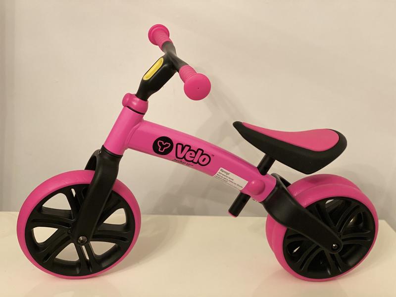 Yvolution Y Velo Junior Toddler BikeNo-Pedal Balance Bike PinkAges 18 Mnt 