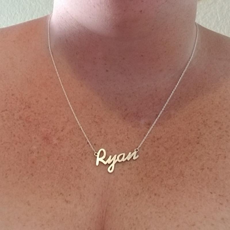 Ryan hot sale name necklace