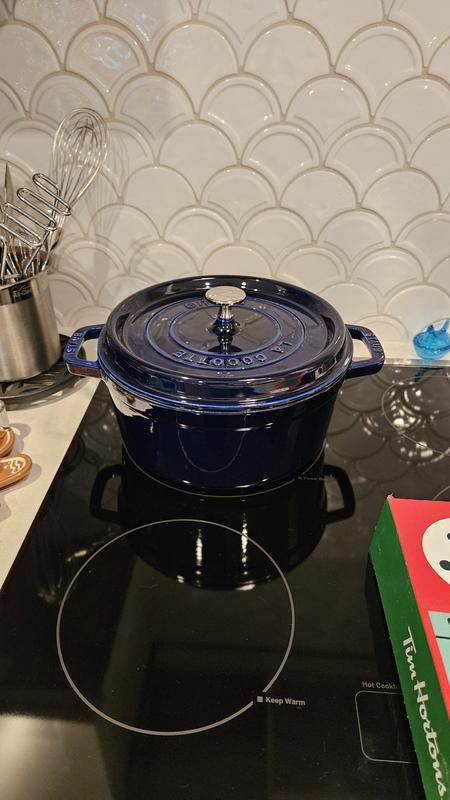Staub Round Cocotte 24cm in Dark Blue | MYER